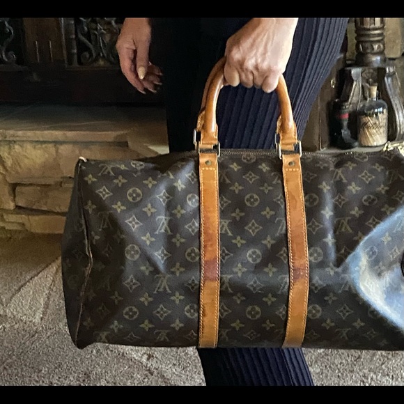 Beautiful Louis Vuitton Keepall traveler 45 monogram LV tote duffel bag - Picture 12 of 13